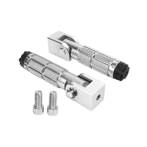 Folding Foot Pegs for Super73 Silver