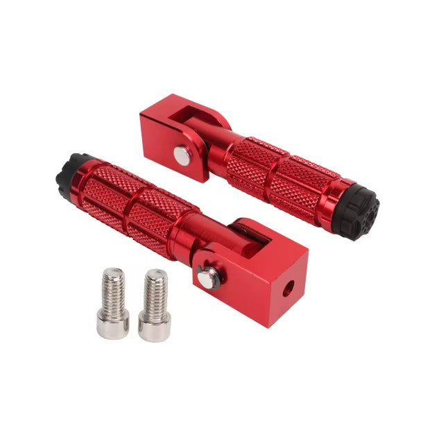 Folding Foot Pegs for Super73 Red